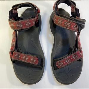 Teva Mens Size 10 Three-Strap Sandals Water Hiking